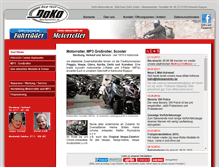 Tablet Screenshot of doko-motorroller.de